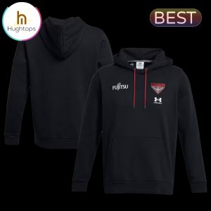 2024 AFL Essendon Football Club Black Hoodie