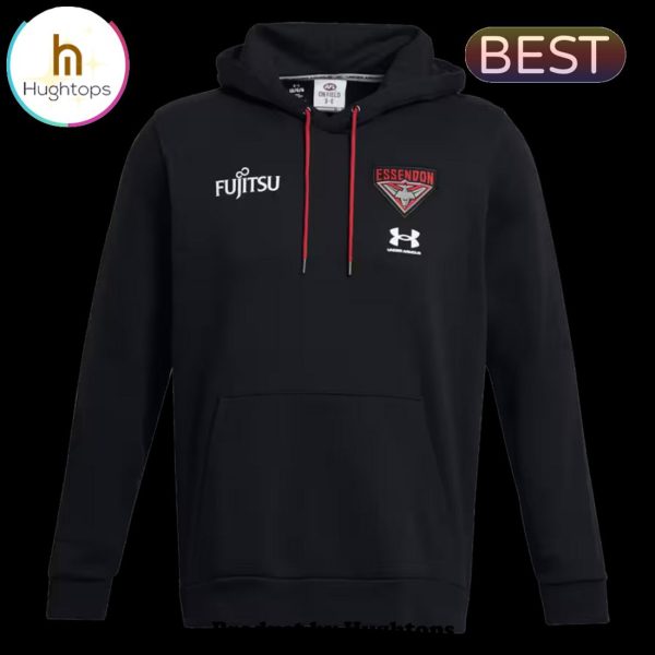 2024 AFL Essendon Football Club Black Hoodie