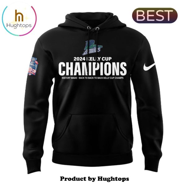 2024 Florida Everblades Kelly Champions Black Hoodie