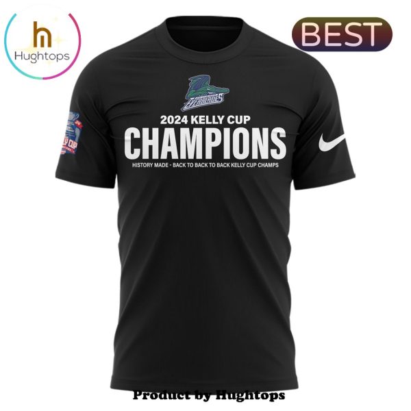 2024 Florida Everblades Kelly Champions Black Hoodie