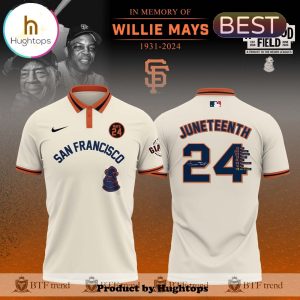 2024 In Memory Of Willie Mays Special Rickwood Field Polo Shirt