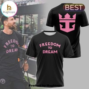 2024 Messi Freedom To Dream Black Shirt