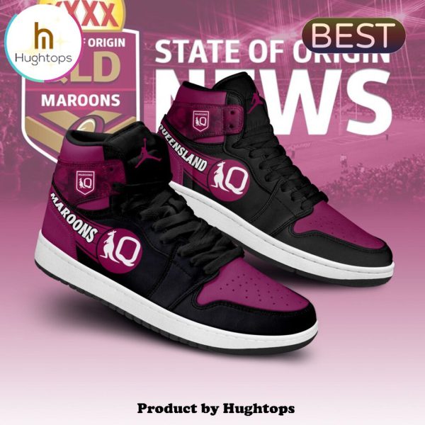 2024 NRL Queensland Maroons Air Jordan 1 HighTop Sneakers