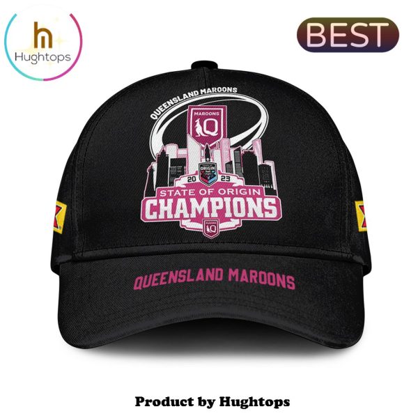 2024 Queensland Maroons NRL Champions Black Classic Cap