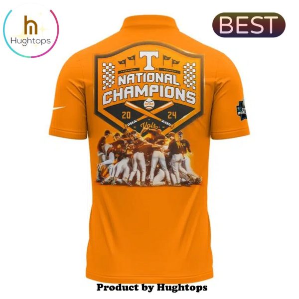 2024 Tennessee Baseball Champion Division Orange Polo Shirt