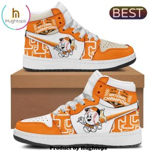2024 Tennessee Baseball Champions Specialized Air Jordan 1 HighTop Shoes