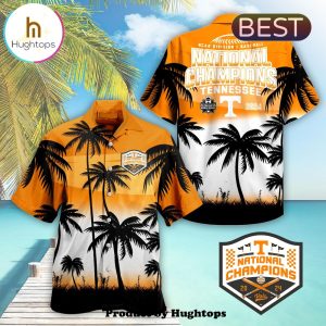 2024 Tennessee Volunteers Palm Tree Style For Champions Hawaiian Shirt