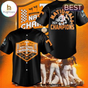 2024 Tennessee Volunteers World Series Champions Black Jersey