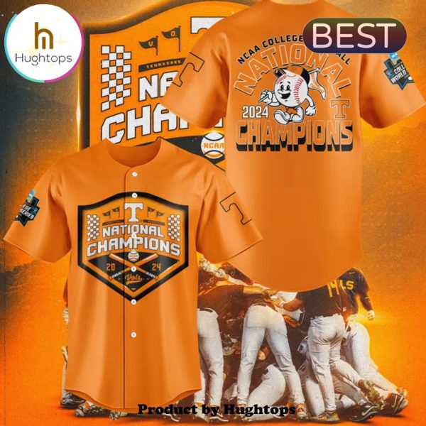 2024 Tennessee Volunteers World Series Champions Orange Jersey