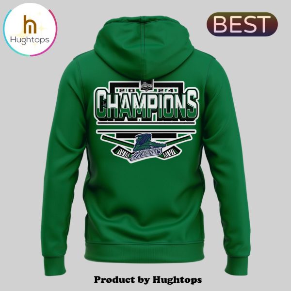 4Times Florida Everblades Kelly Cup Green Hoodie, Jogger, Cap