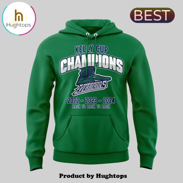 4Times Kelly Cup Florida Everblade Green Hoodie