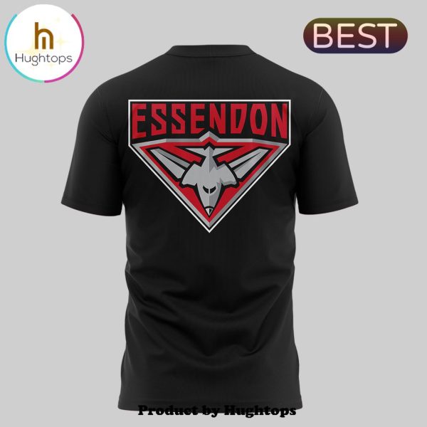 AFL Essendon FC 2024 Black Hoodie