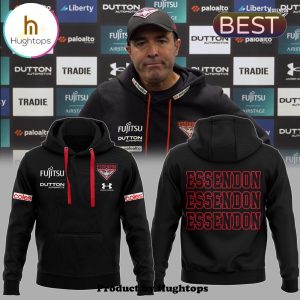 AFL Essendon Football Club Black Combo Hoodie, Jogger, Cap