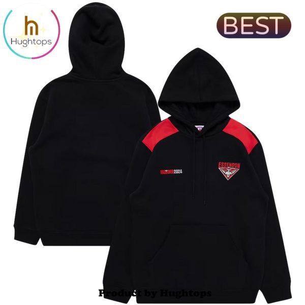 AFL Essendon Football Club Black Hoodie