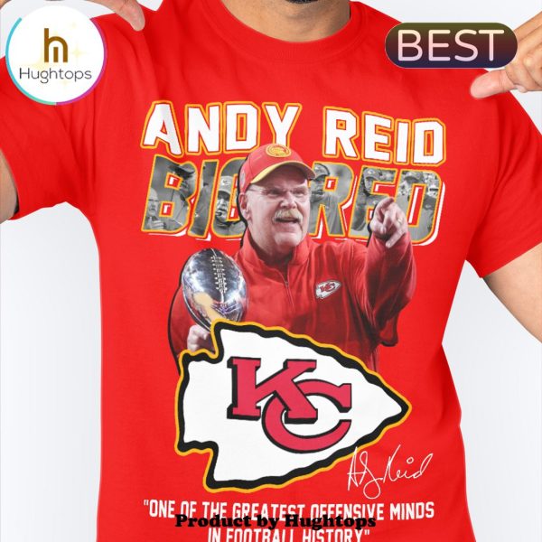 Andy Reid One Of The Greatest Offensive Minds Signatures Unisex T-Shirt