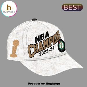 Boston Celtics 18-Time NBA Finals Champions White Classic Cap