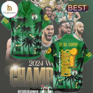Boston Celtics 2024 Congratulations 18-Time Hawaiian Shirt