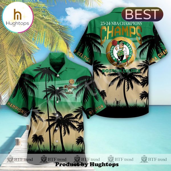 Boston Celtics 23 24 NBA Champions Hawaiian Shirt