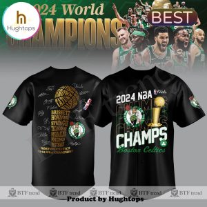 Boston Celtics 23 24 NBA Champions Limited Black Baseball Jersey