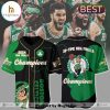 Boston Celtics 23 24 NBA Champions Limited Green Baseball Jersey