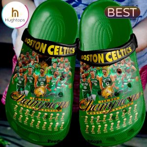 Boston Celtics Finals Champions NBA 2024 Green Crocs