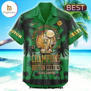 Boston Celtics Finals Champions NBA 2024 Green Hawaiian Shirt