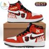 Brown Cleveland Browns Special Edition Red Air Jordan 1 Hightop