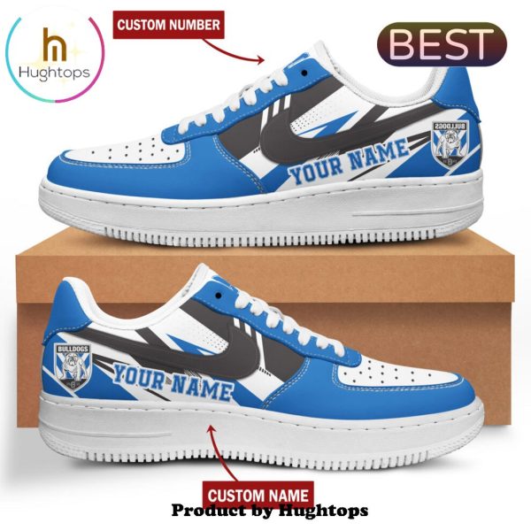 Canterbury Bulldogs Sneakers Custom Name Blue Air Force 1