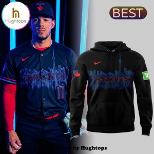 City Connect MLB Toronto Blue Jays Black Hoodie