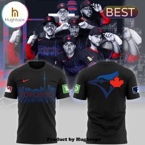 City Connect MLB Toronto Blue Jays Black Hoodie