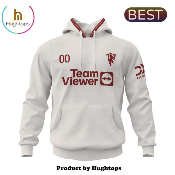 Custom Manchester United Premier Champions White Hoodie