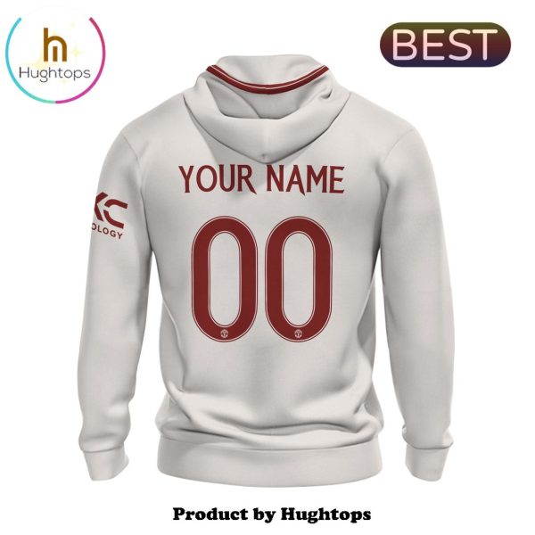 Custom Manchester United Premier Champions White Hoodie