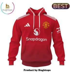 Custom Men’s Manchester United Champions Red Hoodie