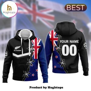 Custom New Zealand Women All Blacks Rugby Union Hoodie