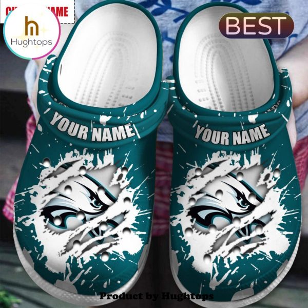 Custom Philadelphia Eagles NFL Crocs Clogs