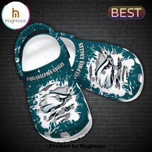 Custom Philadelphia Eagles NFL Crocs Clogs