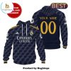 Custom Real Madrid Premier League Home Signatures Hoodie