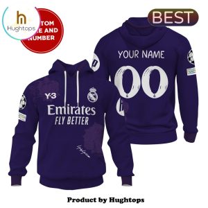 Custom Real Madrid Premier League Home Signatures Hoodie