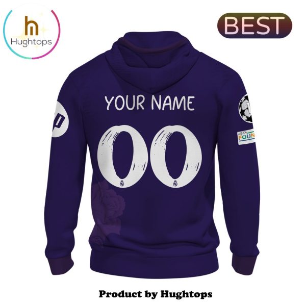 Custom Real Madrid Premier League Home Signatures Hoodie