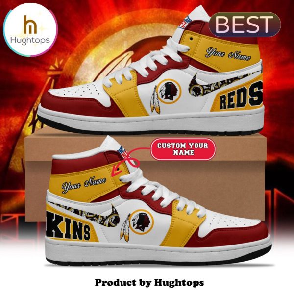 Custom Redskins Collections Specialized Air Jordan 1 Hightop Shoes