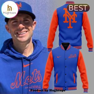 David Wright New York Mets Premium Navy Baseball Jacket