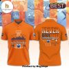 Edmonton Oilers Never Give Up Navy Champions Polo Shirt