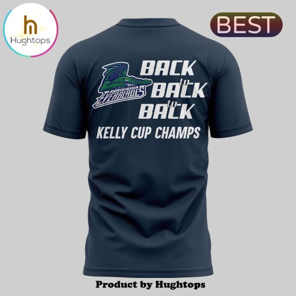 Florida Everblades 2024 Kelly Cup Navy Hoodie, Cap