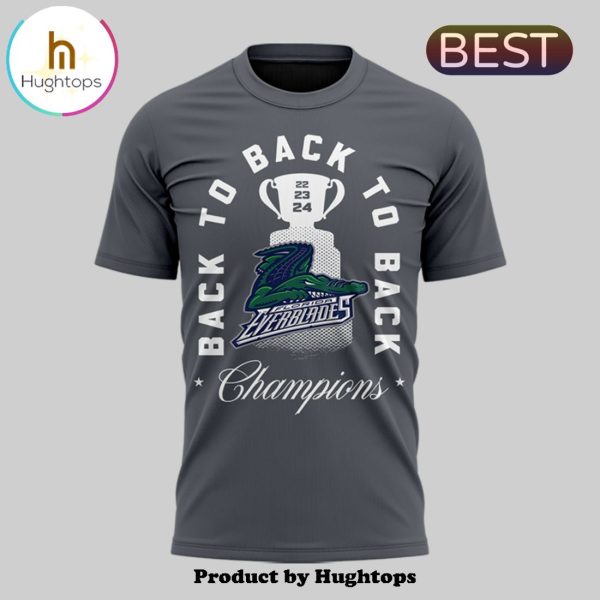 Florida Everblades Back 2 Back Champions Grey T-Shirt, Jogger, Cap