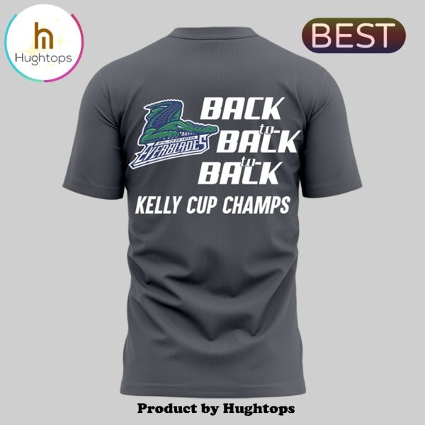 Florida Everblades Back 2 Back Champions Grey T-Shirt, Jogger, Cap