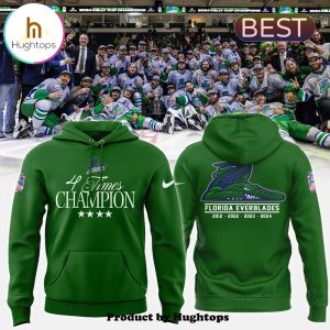 Florida Everblades Special 4Times Champion Hoodie, Jogger, Cap