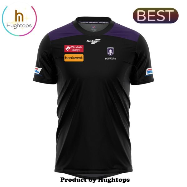 Fremantle Dockers AFL Football Club Black Shirt