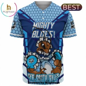 Go NSW Custom New South Wales Rugby For Life Baseball Jersey