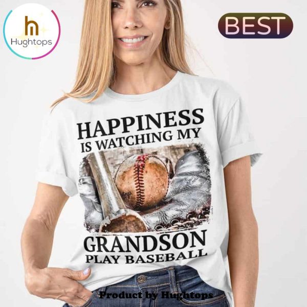 Happiness Is Watching My Grandson Unisex T-Shirt