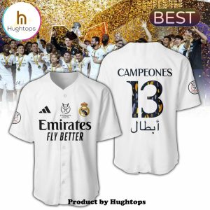 Home Campeones Supercopa Authentic White Baseball Jersey